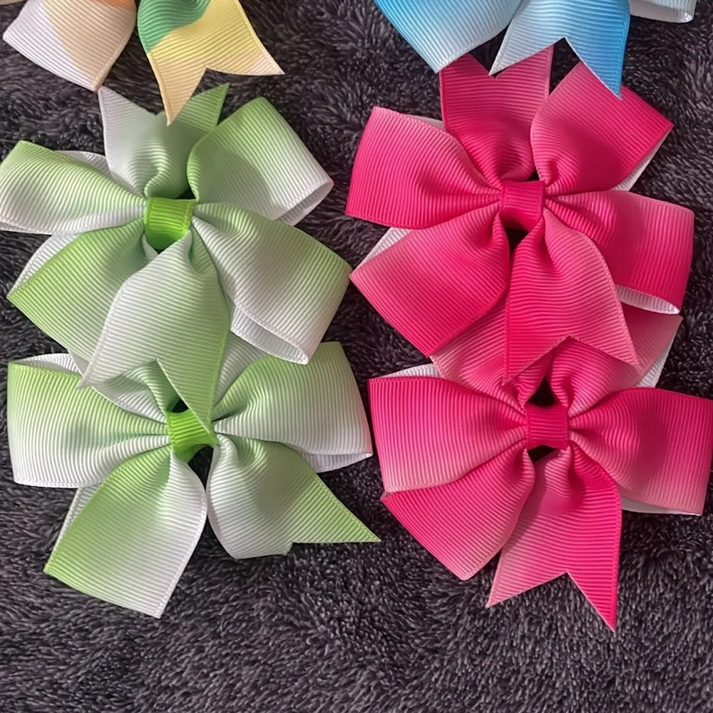Vibrant Hair Bow Bundle